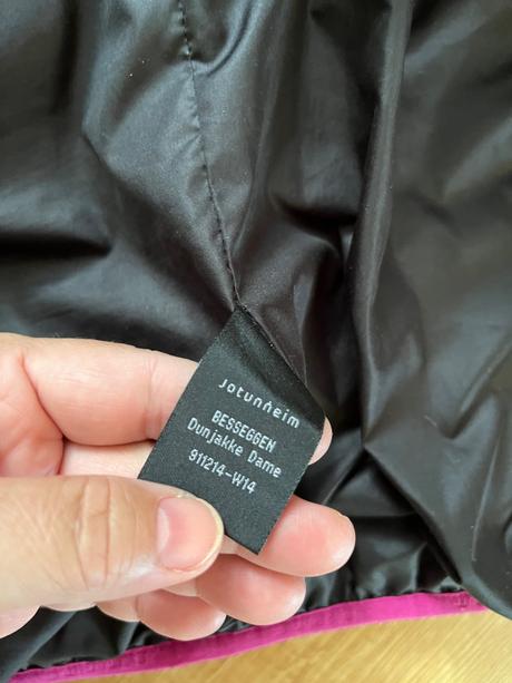 Kvalitní, teplá péřová bunda jotunheim, vel 38, m