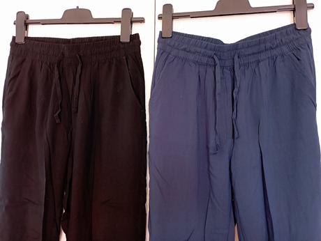 Volné plátěné kalhoty s kapsami, terranova,m