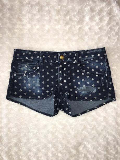 Modré riflové/džínové kraťasy zara, zara,xs