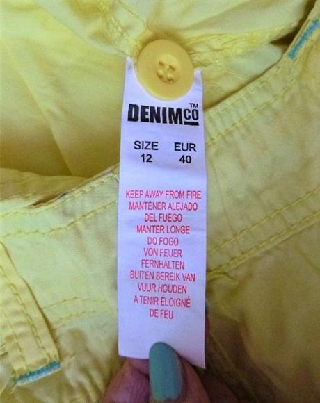 Žluté plátáky na vel.l-xl, denim co,l