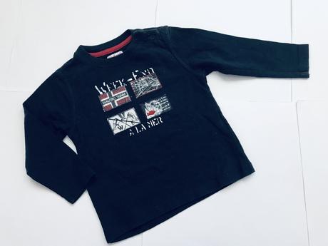 Triko modré -v.9/12 m., 80