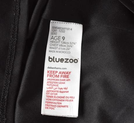 Šaty vel. 9 let, bluezoo,134