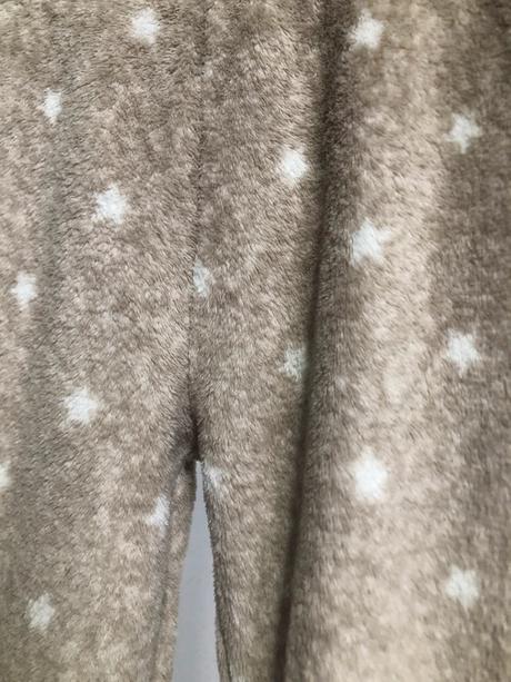 Plyšové pyžamové kalhoty s hvězdama, 122