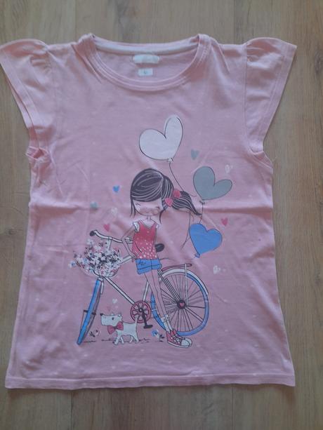 7x tričko, krátký rukáv, vel 122/128, 122