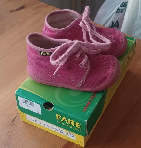 Papučky fare dívčí vel 19, fare,19