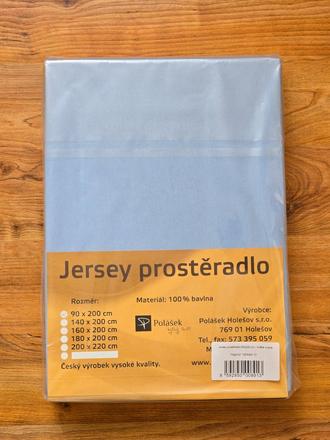 Jersey prostěradlo, 