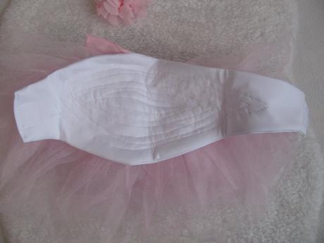 Kojenecká tylová sukně+čelenka s kytičkou, 62