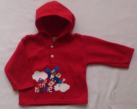 Dětská mikinka s kapucí, vel.80/86, 80