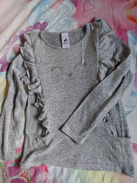 Tričko s dlouhým rukávem, c&a,140