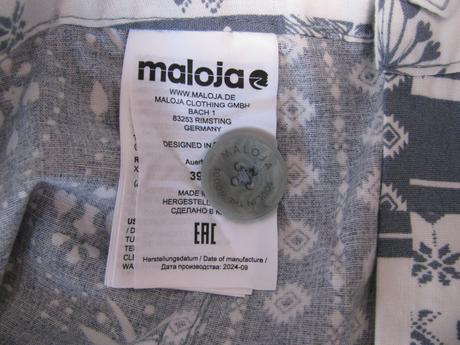 Letní pohodlné bavlněné 7/8 kalhoty maloja, l