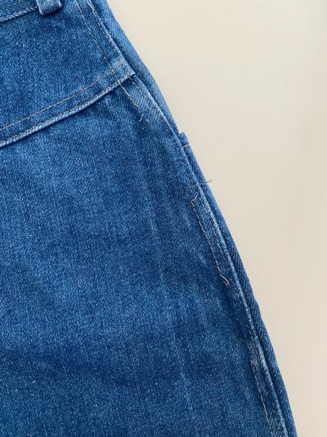 Džínová sukně do pasu, vel. xxs, xs