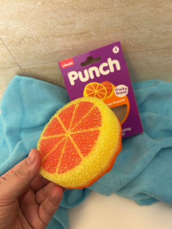 Vileda houbička PUNCH Orange