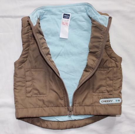 Al184. jarní vesta 0-3 měs., m&co,62