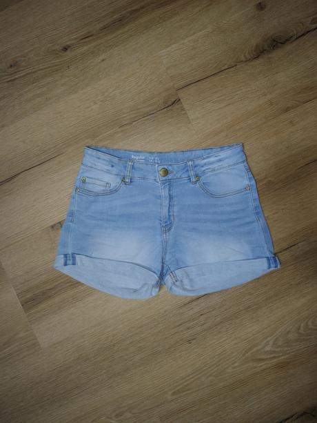 Dívčí kraťasy lindex 152 vzhled rifloviny, lindex,152