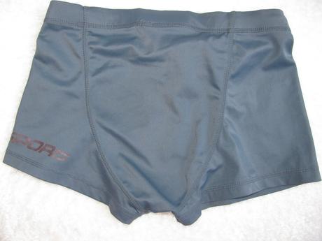 Tmavě šedomodré elastické plavky l.o.g.g., h&m,s