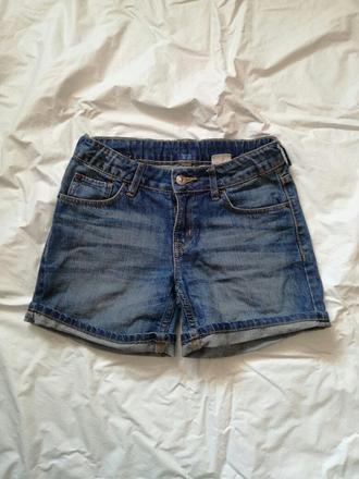 Džínové kraťasy, h&m,140