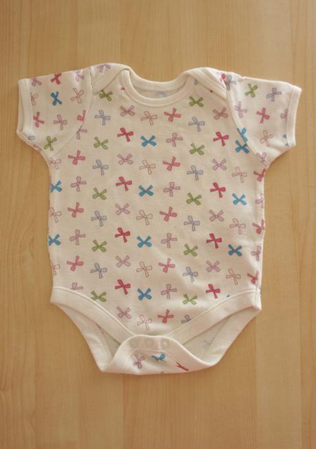 Set se 4 body s kratkým rukávem zn. tesco (3-6m), tesco,62
