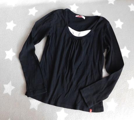 Triko s vsadkou petroll vel.m, m