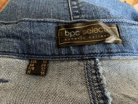 Džínová sukně vel. xxl / 50, bonprix,50
