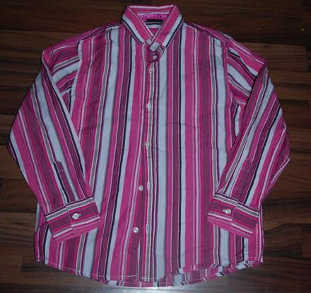 Růžová pruhovaná košile, next,128