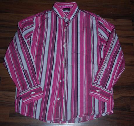 Růžová pruhovaná košile, next,128