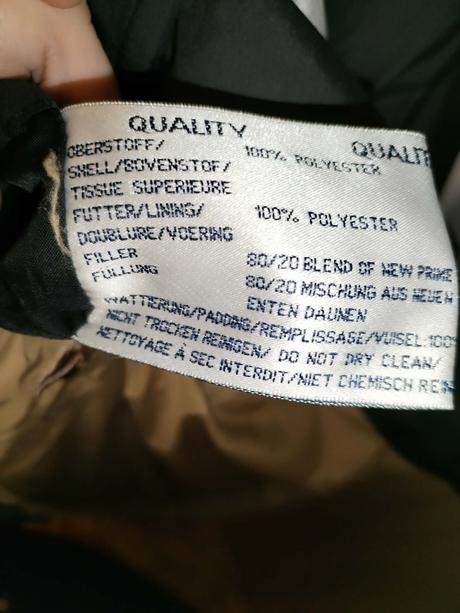 Peřová bunda vel.58, 58