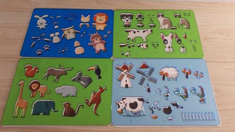 Obkreslovací šablony, 5sad, nepoužité, 