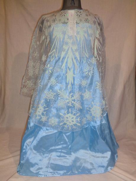 Karneval - šaty frozen elsa se závojem - 5-6 let,