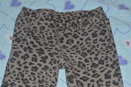 Legínky ham, s gepardím vzorem, džegíny, kapsičky, h&m,116