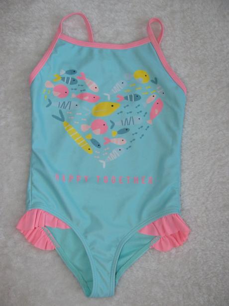 Krásné jednodílné plavky s rybičkama v.92/98, lupilu,98
