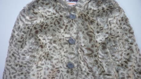 Jaro/ podzim delší šedý kabátek s oušky, debenhams,110