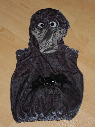 Karnevalový kostým maska sametový pavouček 1-3roky,