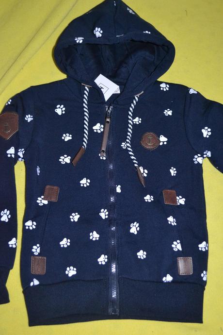 Oteplená mikina s ťapkami v.128-158, 128 / 146 / 158