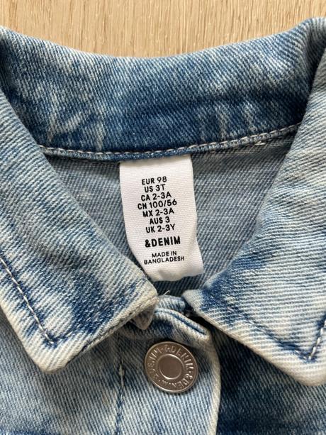 Dětská džínová bunda, zn. h&m, vel. 98, h&m,98