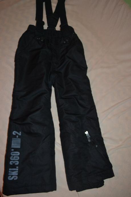 Oteplovačky,lyžařské kalhoty na 6-7 let, kvalita, 122