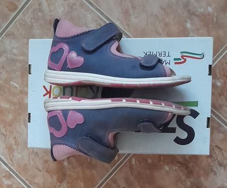 Celokožené letní sandálky szamos v.30, 30