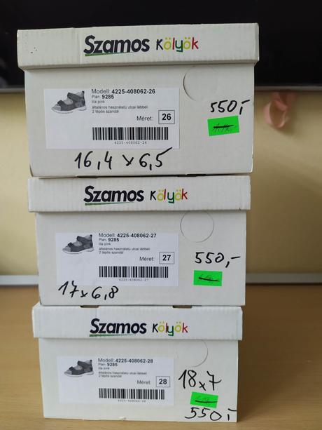 Sandálky szamos pro holky, 26 / 27 / 28