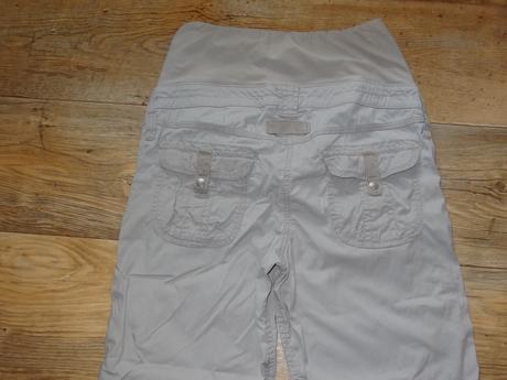 Vel.36/38, vel.s, h&m, těhotenské plátěné kalhoty, h&m,s