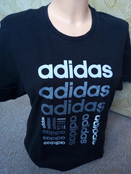 Černé tričko zn."adidas" vel."m", adidas,m