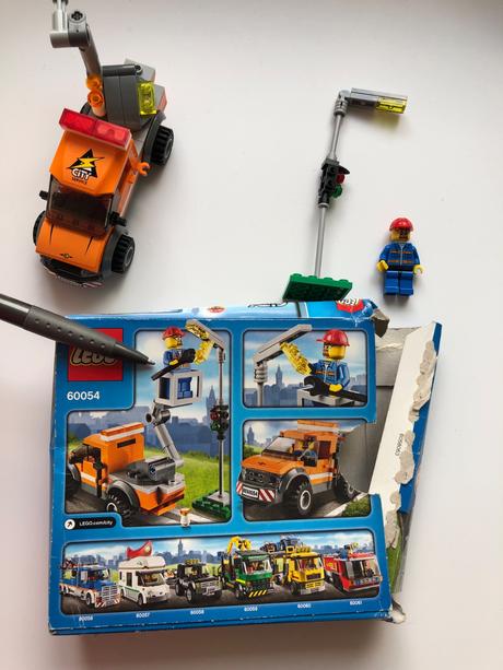 Lego city 60054 opravářský vůz s plošinou,