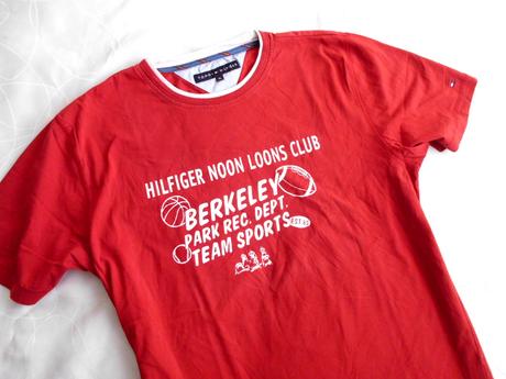 Červené, tommy hilfiger,xl