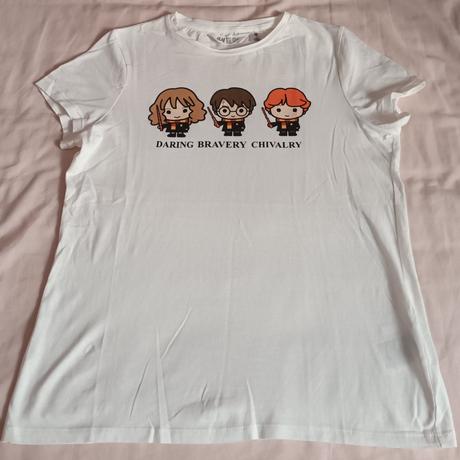 Dívčí triko bílé harry potter krátký rukáv h&m, h&m,170