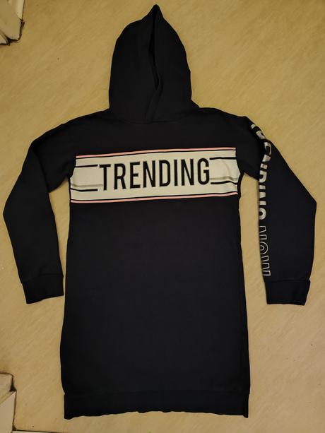 Mikinové šaty girls 146/152, 146