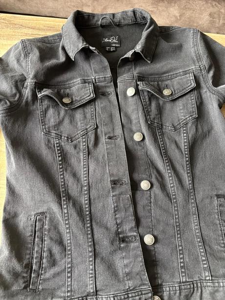 Černá riflová bunda, esmara,36