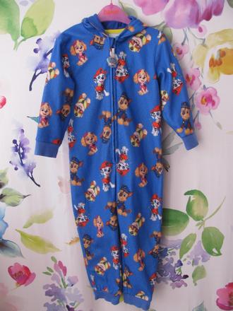 Fleecový overal na spaní paw patrol, 104