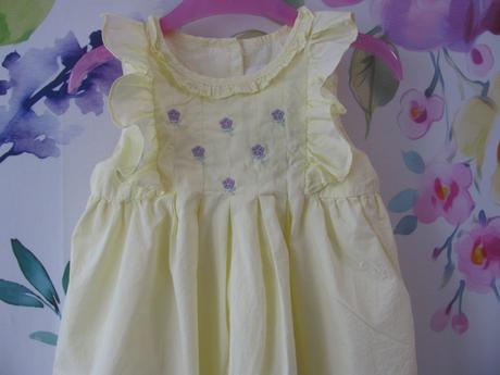 Krásné plátěné sv.žluté letní šaty s volánky, coolclub,86