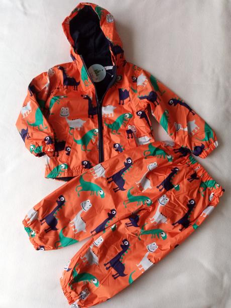 Nový nepromokavý dino set, 98/104, 98 / 104