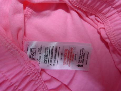 Neonkové šortky vel.140, f&f,140