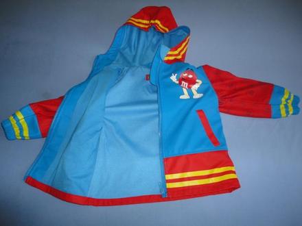 Pogumovaná bunda m&m, vel. 3 roky, 98