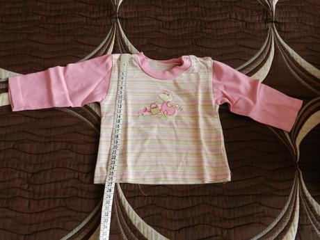 Triko dlouhý rukáv s žabkou, baby service,74